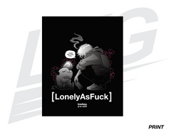 LIMITED EDITION ART PRINT - LOWKEY! "SADBOI DENJI X POCHITA" PRINT