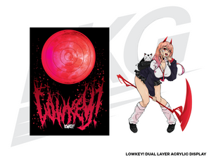 LOWKEY! "GYARU" AKARI X POWER - DUAL LAYER ACRYLIC DISPLAY