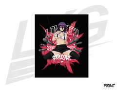 LIMITED EDITION ART PRINT - LOWKEY! "XXXPLOSIVE" REZE PRINT