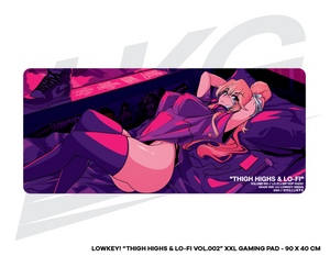 LOWKEY! "THIGH HIGHS & LO-FI" GAMING MOUSE PAD - XXL