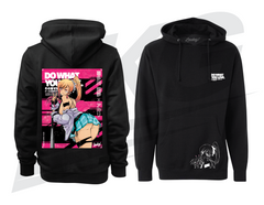 LOWKEY! "SWW MARIN X AKARI" HOODIE - BLACK