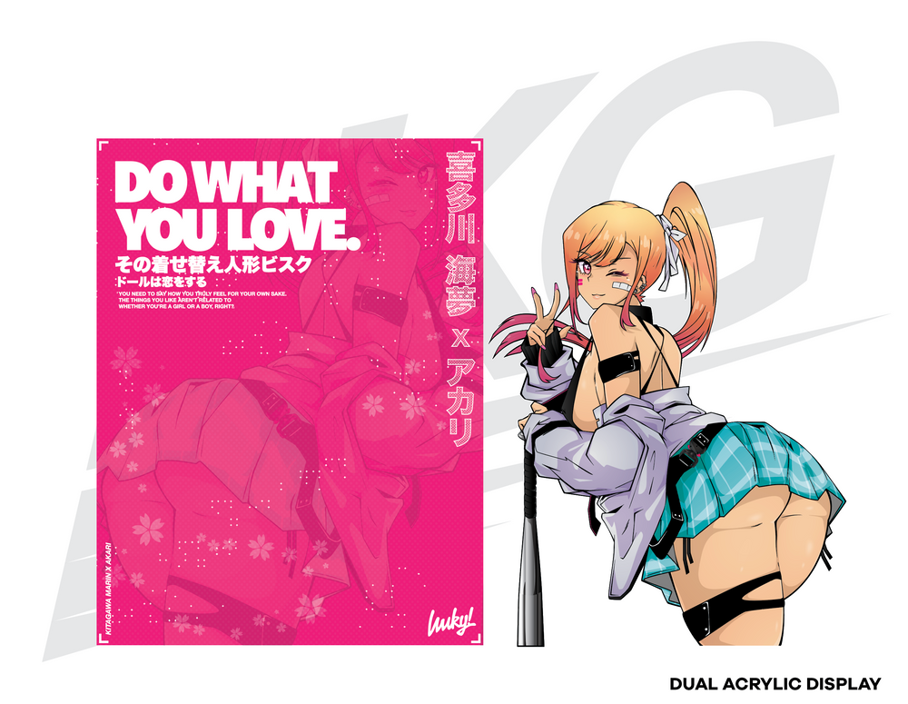 LOWKEY! "SWW MARIN X AKARI" - DUAL LAYER ACRYLIC DISPLAY