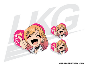 MARIN APPROVED. 3 PACK SHEET