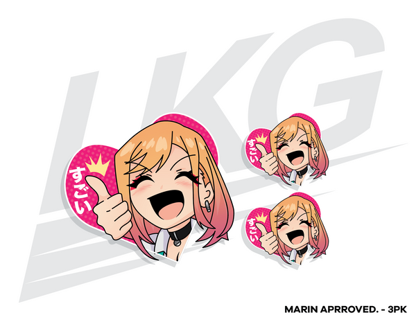 MARIN APPROVED. 3 PACK SHEET