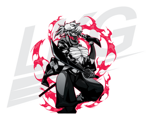 "RAGING SUN AKARI" DIE CUT