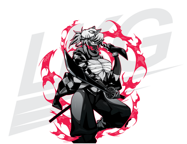 "RAGING SUN AKARI" DIE CUT