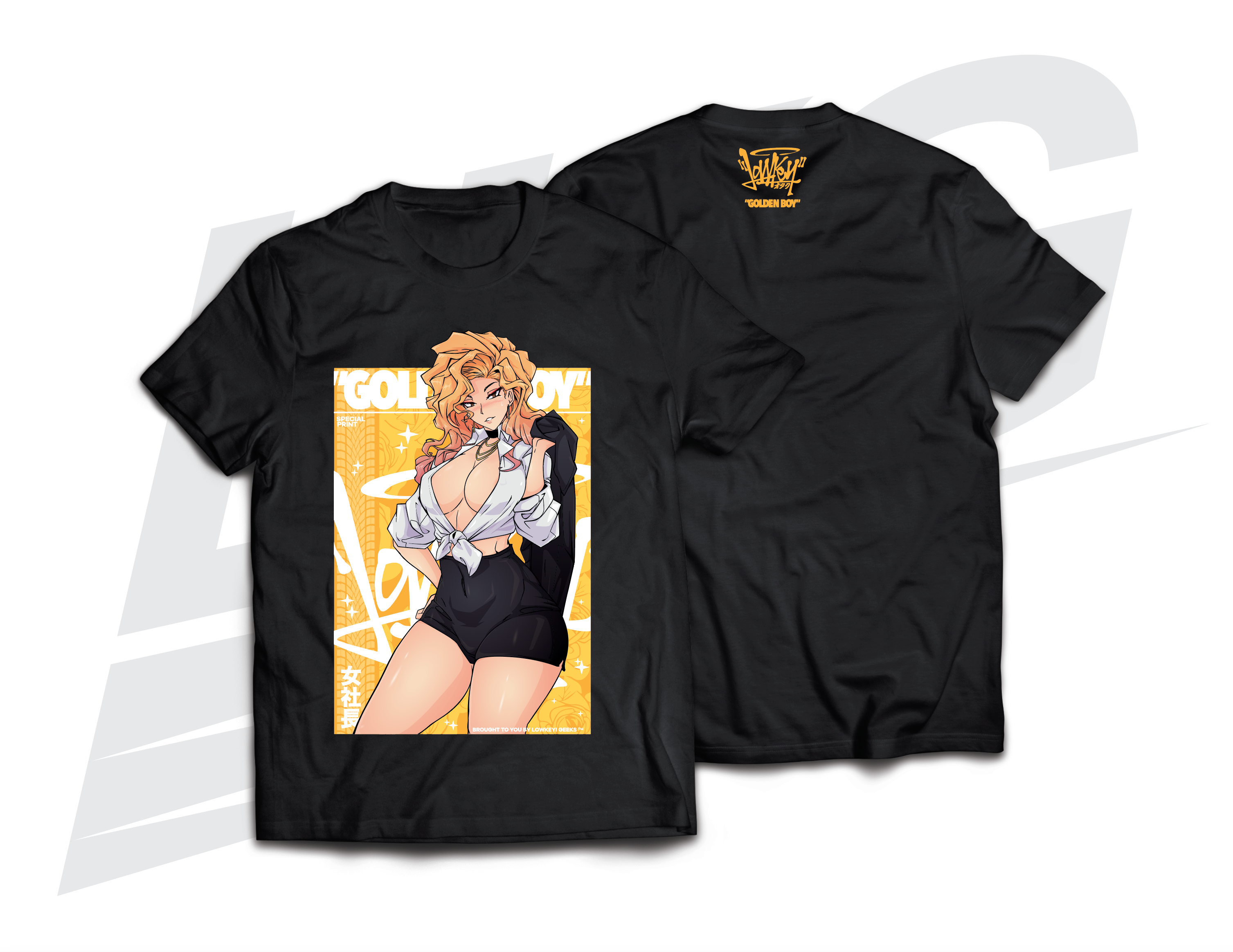 LOWKEY! GB "MADAME PRESIDENT" TEE - BLACK