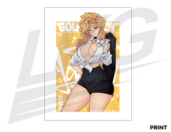 LIMITED EDITION ART PRINT - LOWKEY! GB "MADAME PRESIDENT" PRINT