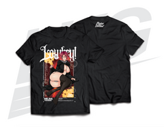 LOWKEY! "MELINA THE MAIDEN" TEE - BLACK