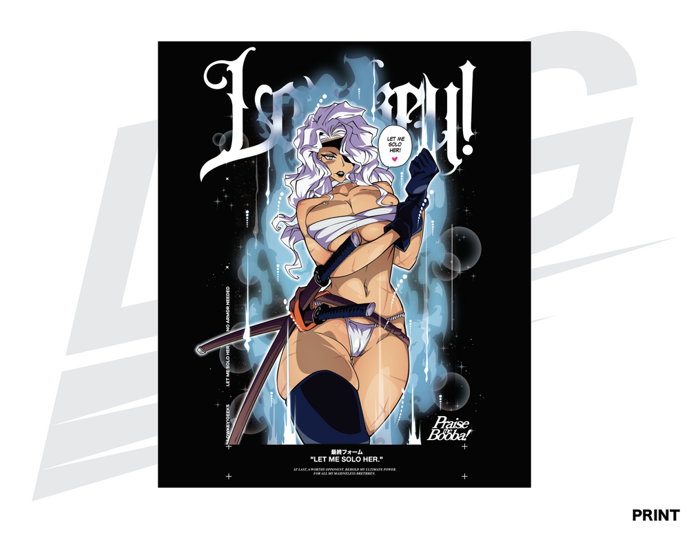 LIMITED EDITION ART PRINT - LOWKEY! "LET ME SOLO HER" PRINT