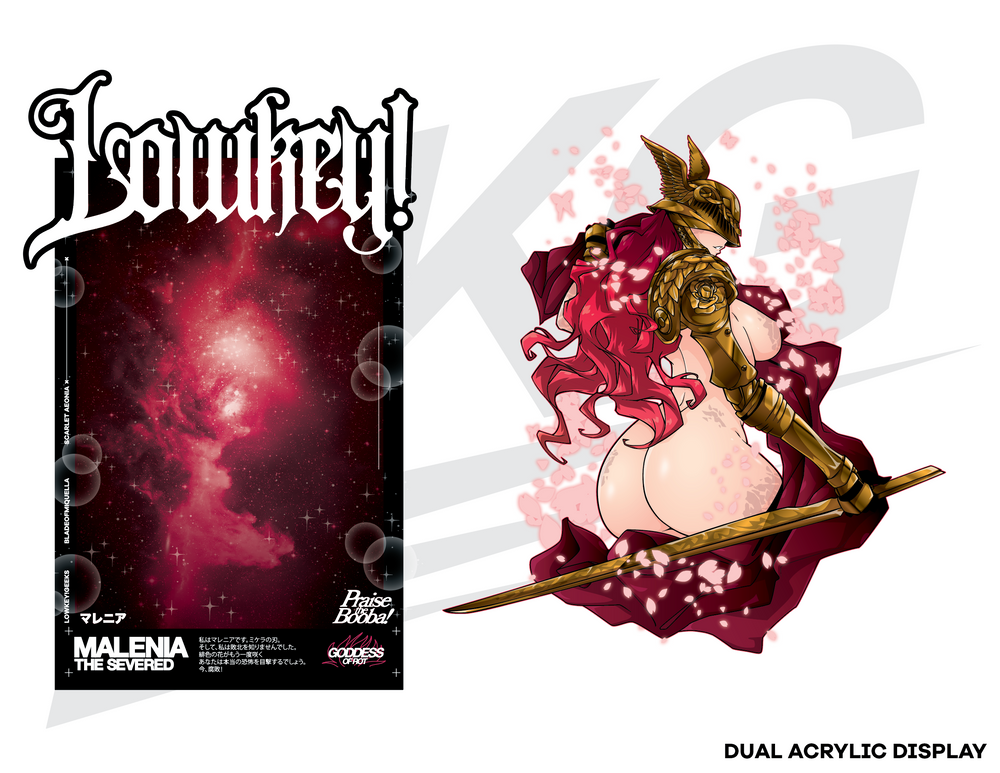 ***LIVE STOCK!***~ LOWKEY! "MALENIA THE GODDESS" - DUAL LAYER ACRYLIC DISPLAY
