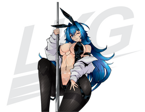 NEW JERSEY "TRANSPARENT BUNNY" DIE CUT