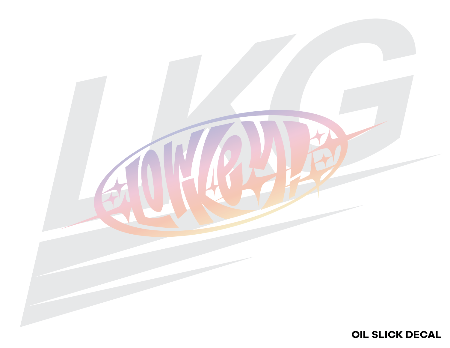 LOWKEY! NWJNS DECAL - OIL SLICK