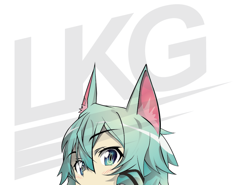 PEEKING NEKO SINON DECAL