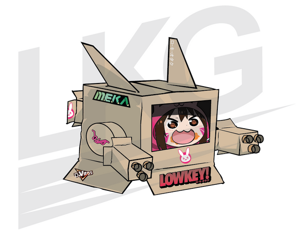 UMARU SERIES - D.VA X UMARU MEKA (DIE CUT)