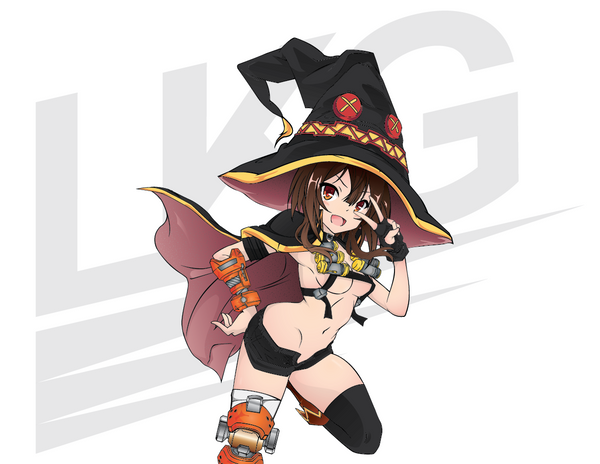 OVERWAIFU 2 - MEGUMIN X JUNKRAT (DIE CUT)