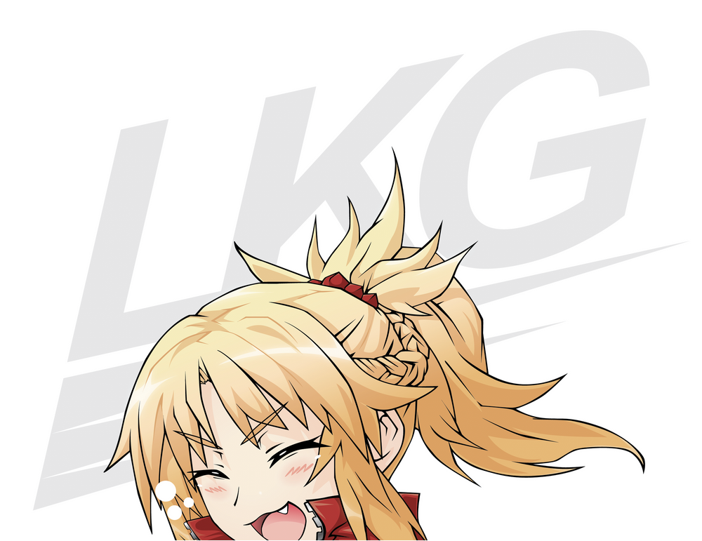 PEEKING MORDRED - SABER OF RED (DIE CUT)