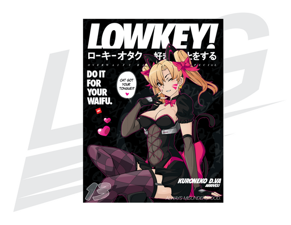 LIMITED EDITION ART PRINT - ISSUE #13 - KURONEKO D.VA