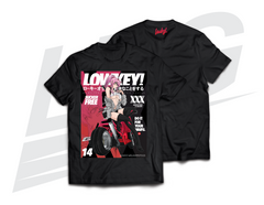 *** RETRO RELEASE! ***~ LOWKEY! ISSUE NO.14 "ZERO TWO X AKARI: SUCKER FREE" TEE