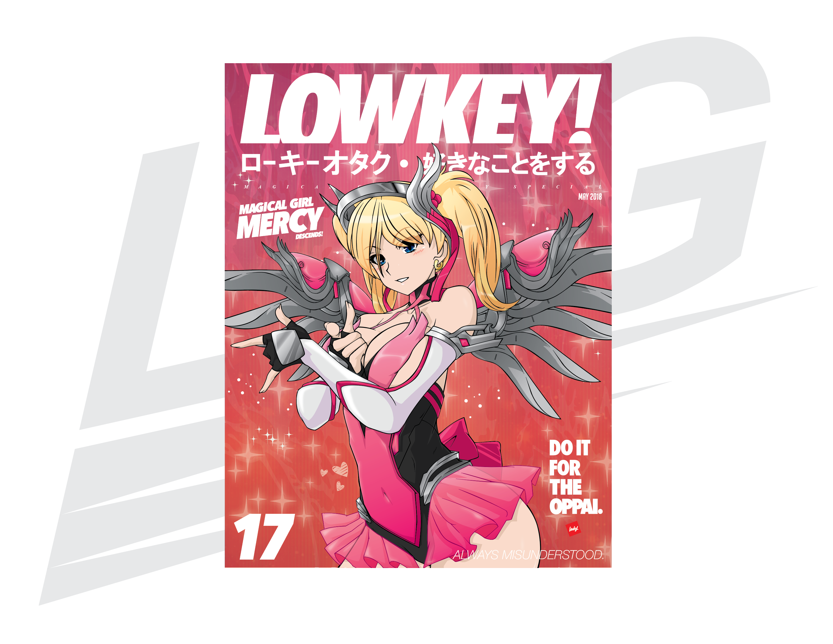 LIMITED EDITION ART PRINT - ISSUE #17 - MAGICAL GIRL MERCY SPECIAL