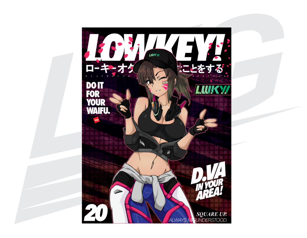 LIMITED EDITION ART PRINT - ISSUE #20 - BP! X D.VA!