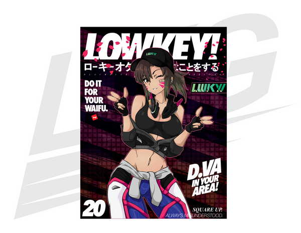 LIMITED EDITION ART PRINT - ISSUE #20 - BP! X D.VA!