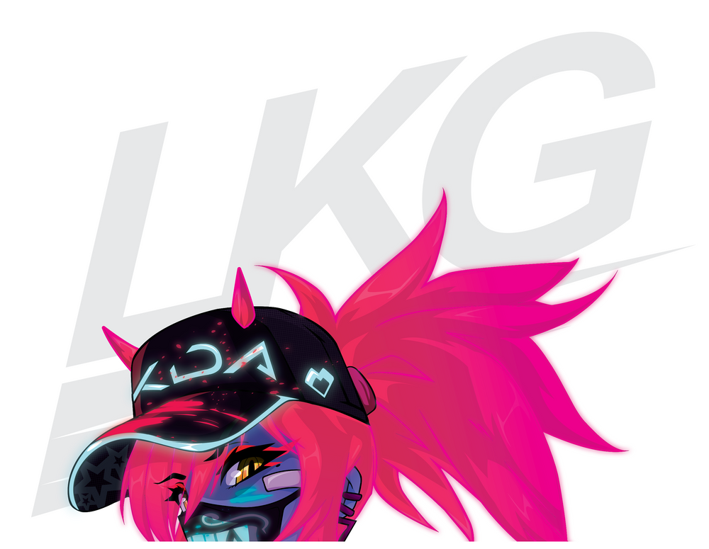 SPECIAL RELEASE! ~ PEEKING K.DA "NEON DEMON" AKALI - DIE CUT