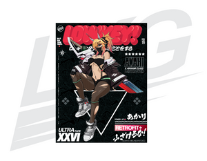 LIMITED EDITION ART PRINT - "LOWKEY! ISSUE #26 "AKARI X AYANAMI" PRINT