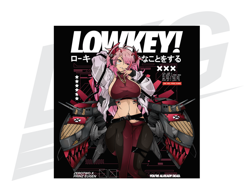 LIMITED EDITION ART PRINT - LOWKEY! "SWW ZEROTWO X  PRINZ EUGEN" PRINT