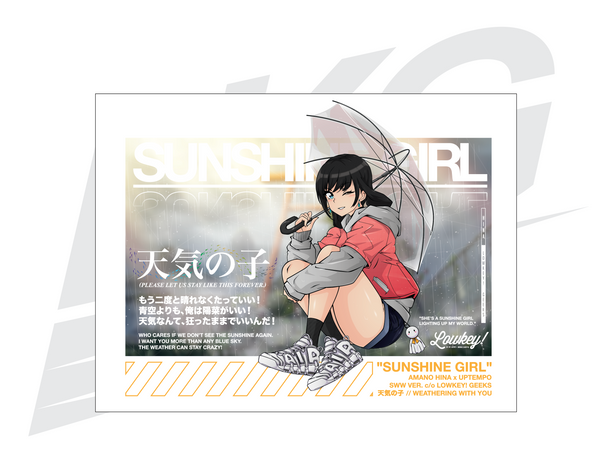 LIMITED EDITION ART PRINT - SWW HINA "SUNSHINE GIRL" PRINT