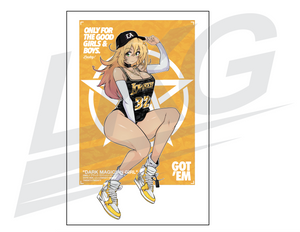 LIMITED EDITION ART PRINT - HYPE DARK MAGICIAN GIRL PRINT - AWAY VER.