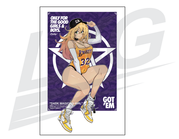 LIMITED EDITION ART PRINT - HYPE DARK MAGICIAN GIRL PRINT - HOME VER.