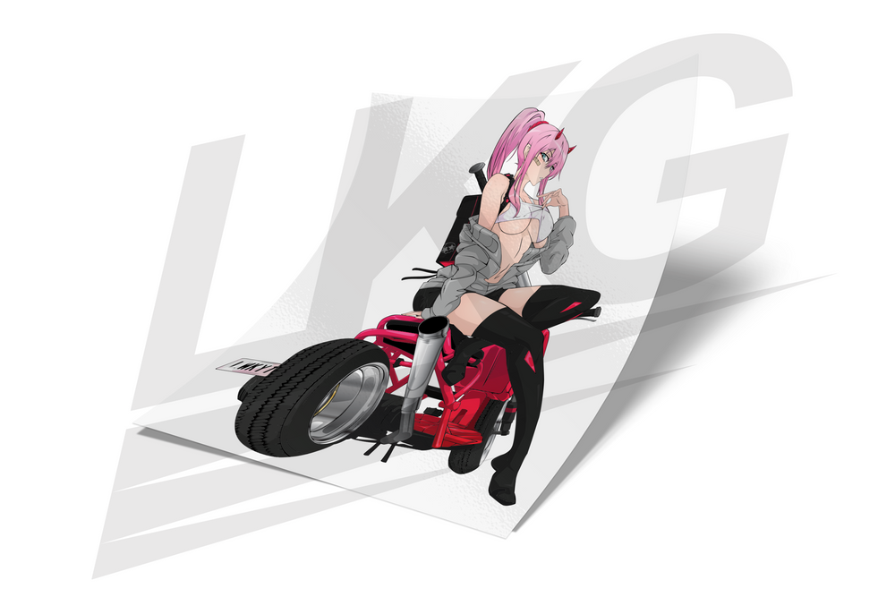 ***SPECIAL RELEASE!*** ~ ZERO TWO X AKARI DIE CUT - JUMBO