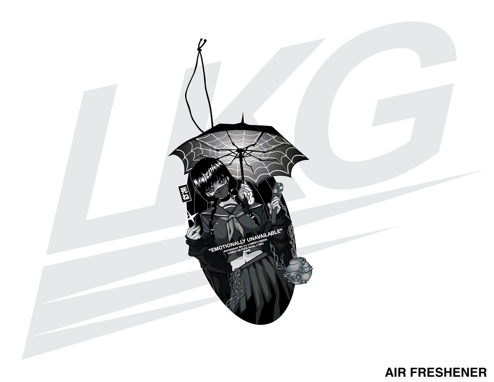 LOWKEY! WEDNESDAY "EMOTIONALLY UNAVAILABLE" AIR FRESHENER