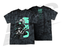 LOWKEY! "CYBERPUNK AKARI" TIE DYE TEE