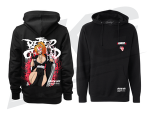 *** ONE NIGHT ONLY!*** ~ LOWKEY! "SHINIGAMI AKARI" HOLLOW VER. HOODIE - BLACK