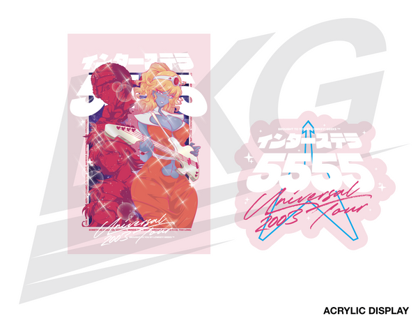 ***SPECIAL RELEASE!***~ LOWKEY! "INTERSTELLA 5555" UNIVERSAL TOUR ACRYLIC DISPLAY