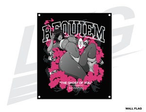 LOWKEY! "SADGIRL HIMENO" WALL FLAG