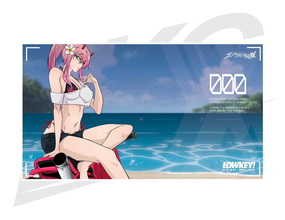LIMITED EDITION ART PRINT - BEACH EPISODE EDITION - ZERO TWO