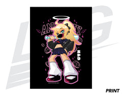 LIMITED EDITION ART PRINT - LOWKEY! "AKARI ANARCHY" PRINT