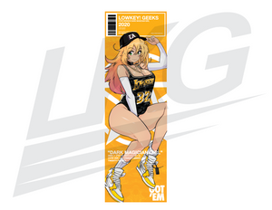 HYPE DARK MAGICIAN GIRL VERT BUMPER - AWAY VER.