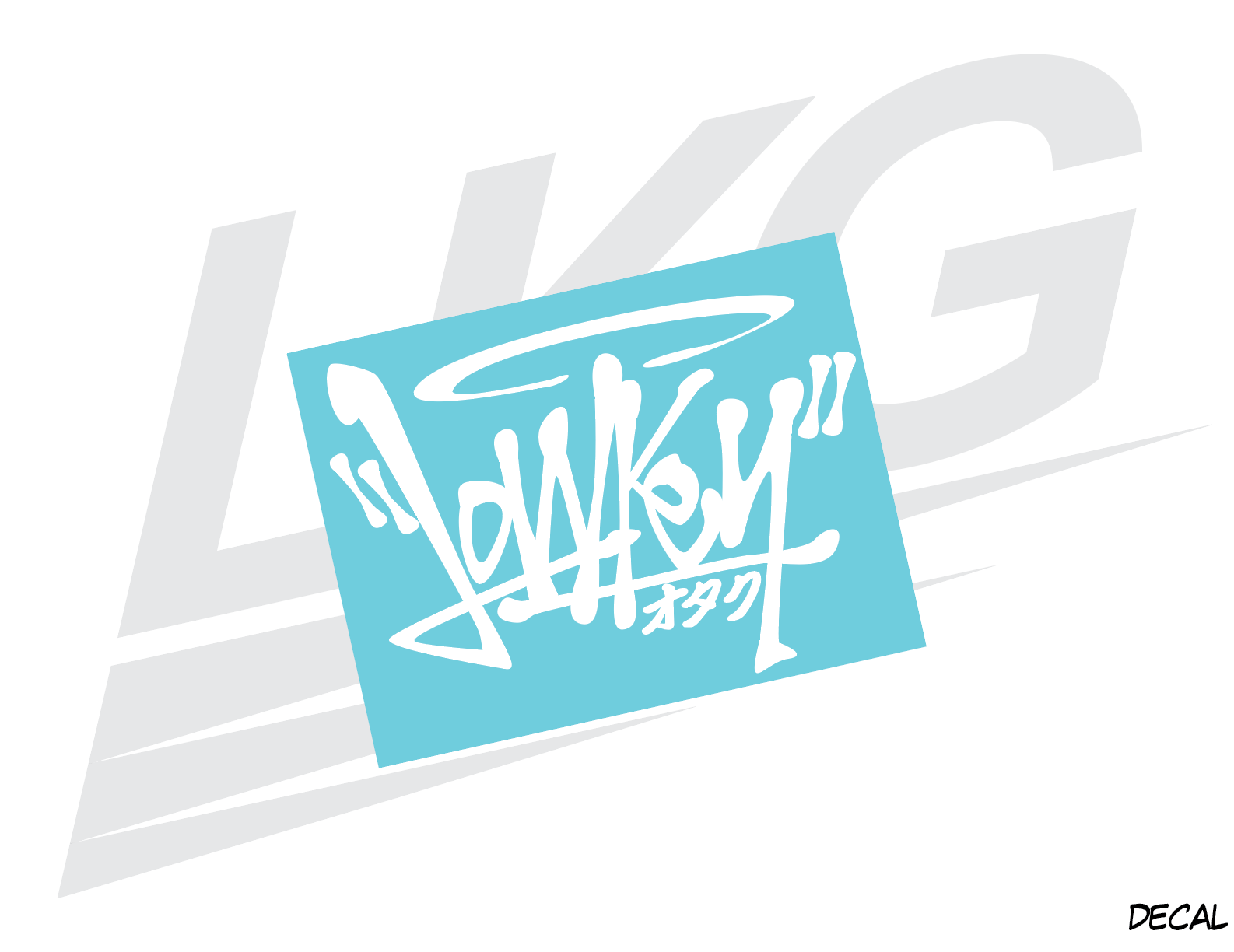 LOWKEY! TAG DECAL