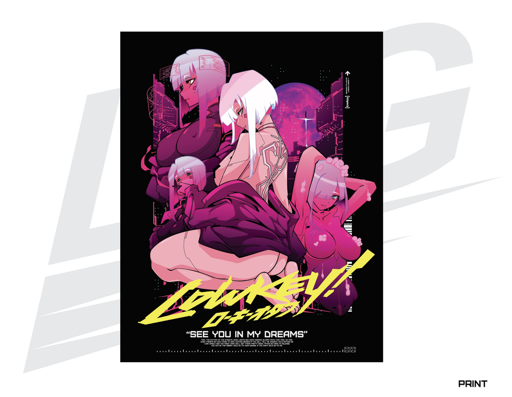 LIMITED EDITION ART PRINT - LOWKEY! SWW LUCY 2077 "BD" PRINT