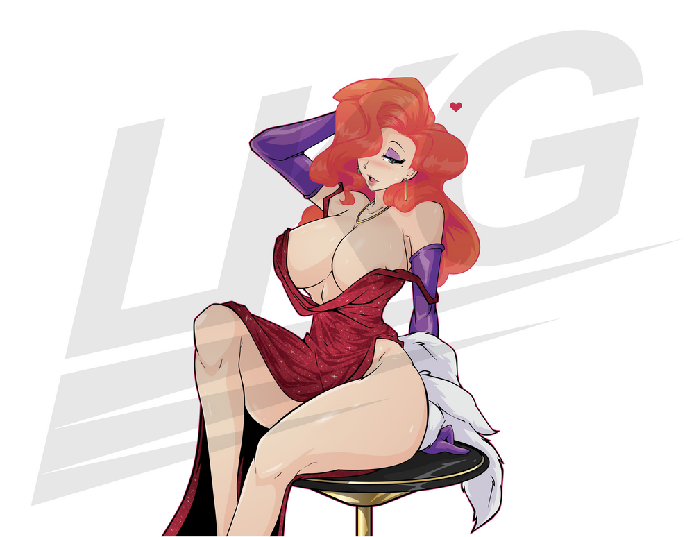 LOWKEY! JESSICA RABBIT DIE CUT