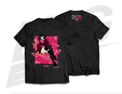 LOWKEY! "HYPE RIN" UNLIMITED HYPE WORKS TEE - BLACK