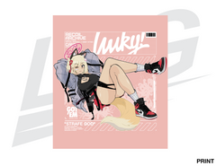 LIMITED EDITION ART PRINT - LOWKEY! "RECOIL ARCHIVE: CHISATO X IZUNA" PRINT